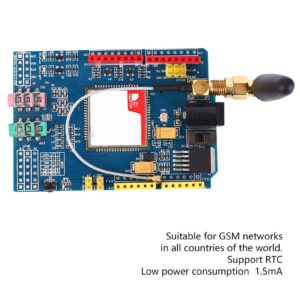 SIM, GPS Founder Expansion Board SIM900 850 900 1800 1900 MHz GPRS GSM Module with Antenna Compatible for, GPS System Accessories