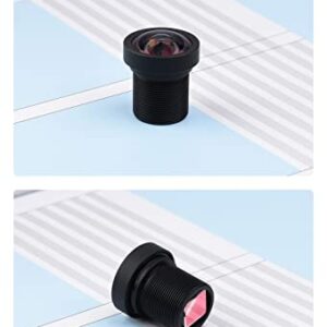 waveshare M12 High Resolution Lens, 12MP, 113° FOV, 2.7mm Focal Length, Compatible with Raspberry Pi Camera M12