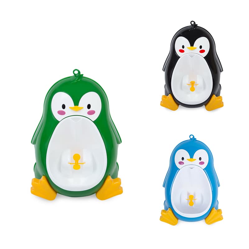 MACIMO Baby Boy Potty Penguin Children Stand Vertical Urinal Pee Infant Toddler Wall-Mounted Blue