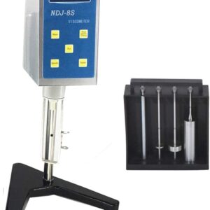 CNYST Viscometer Rotational Viscosity Meter with Range 20 to 2,000,000mPa·s Adjustable S Peed 0.3、0.6、1.5、3、6、12、30、60 4 Spindles Code L1 L2 L3 L4 LCD Screen Display