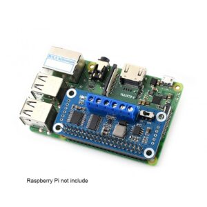 Coolwell Raspberry Pi Motor Driver HAT Onboard Driver TB6612FNG I2C Interface for Raspberry Pi 4B+ 4B 3B+ 3B 2B+ Zero W WH 2 W Stackable Up to 32 This Modules