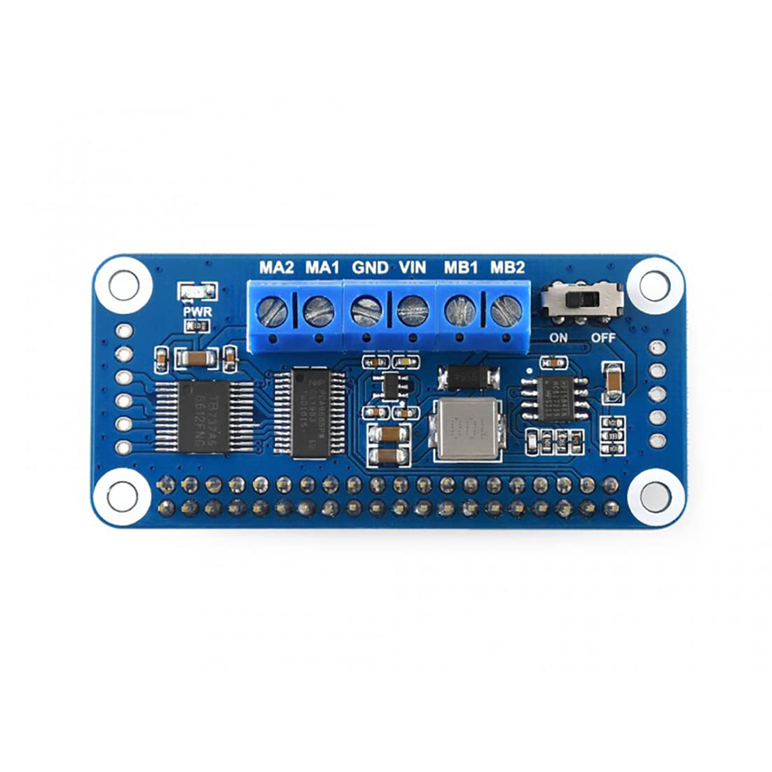 Coolwell Raspberry Pi Motor Driver HAT Onboard Driver TB6612FNG I2C Interface for Raspberry Pi 4B+ 4B 3B+ 3B 2B+ Zero W WH 2 W Stackable Up to 32 This Modules