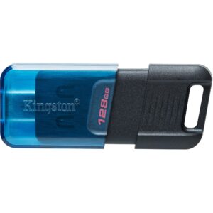 Kingston DataTraveler 80 M 128GB USB-C Flash Drive | USB 3.2 Gen 1 | Up to 200MB/s | DT80M/128GB