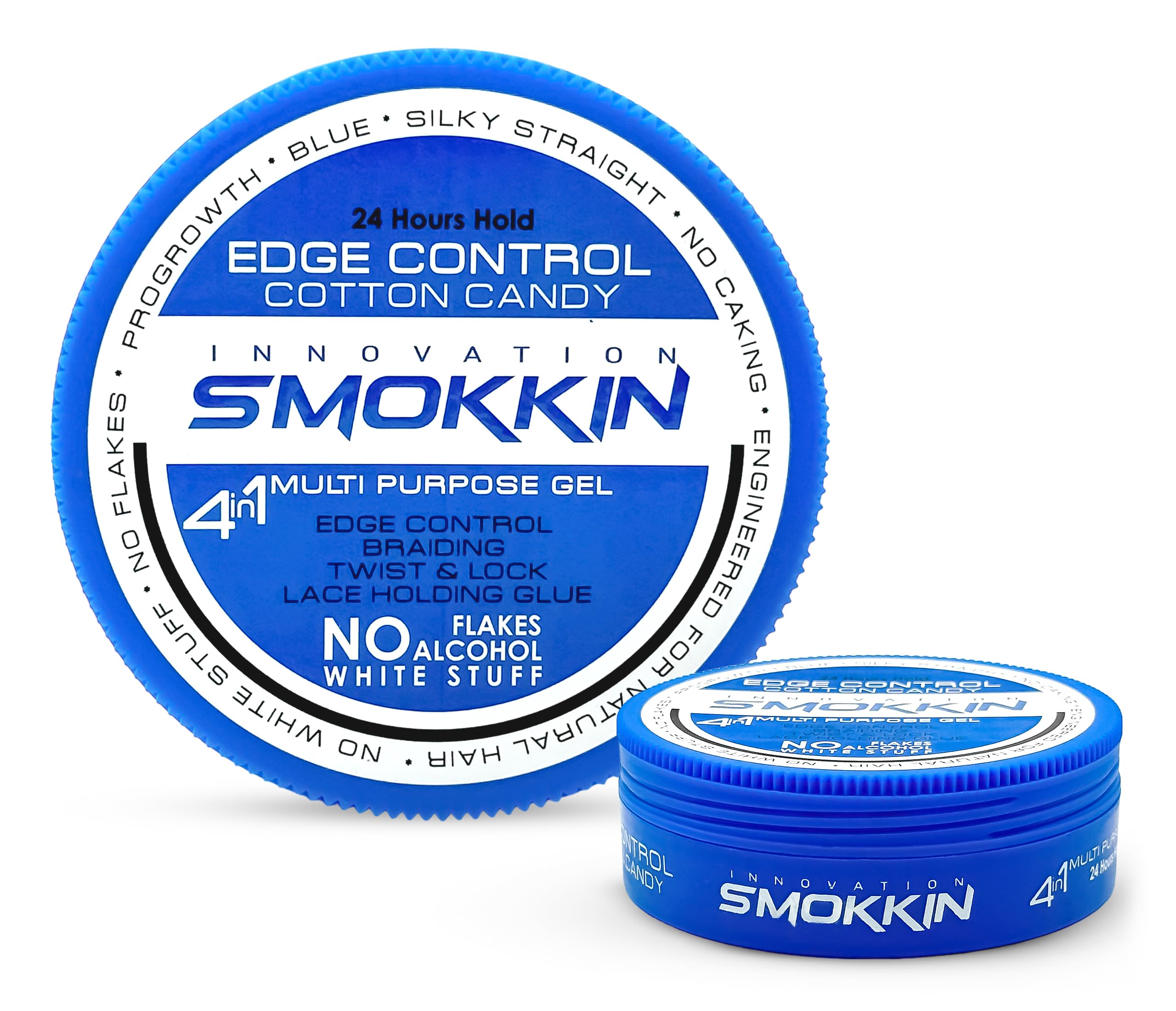 INNOVATION SMOKKIN Strong Hold Hair Wax for Edge Control, Braiding & Twists, Versatile Styling for Diverse Hair Types (Cotton Candy 5.09 Fl oz)