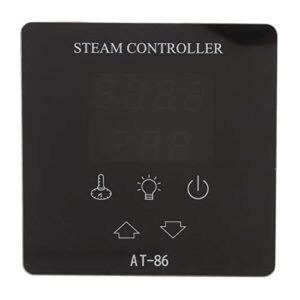 yyqtgg touch screen temperature controller, 35-110 ℃ abs touch screen temperature controller heater switch time setting plastic for steam engine