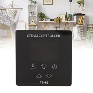 YYQTGG Touch Screen Temperature Controller, 35-110 ℃ ABS Touch Screen Temperature Controller Heater Switch Time Setting Plastic for Steam Engine