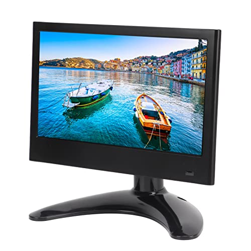 Portable Monitor, Gaming Monitor 7 Inch 1024x600 with Remote Control for Office (US Plug)