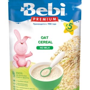 Bebi Premium NO Milk - OAT 200g From 5 Months - Ziplock Packaging NO GMO NO Palm Oil, Baby Kasha Cereal for Babies, Imported From Europe