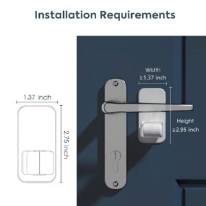 Door Locks for kids Safety (4-Pack), KRIADO Door Lever Lock,Prevents Toddlers from Opening Doors, Door Handle Lock, 3M Adhesive