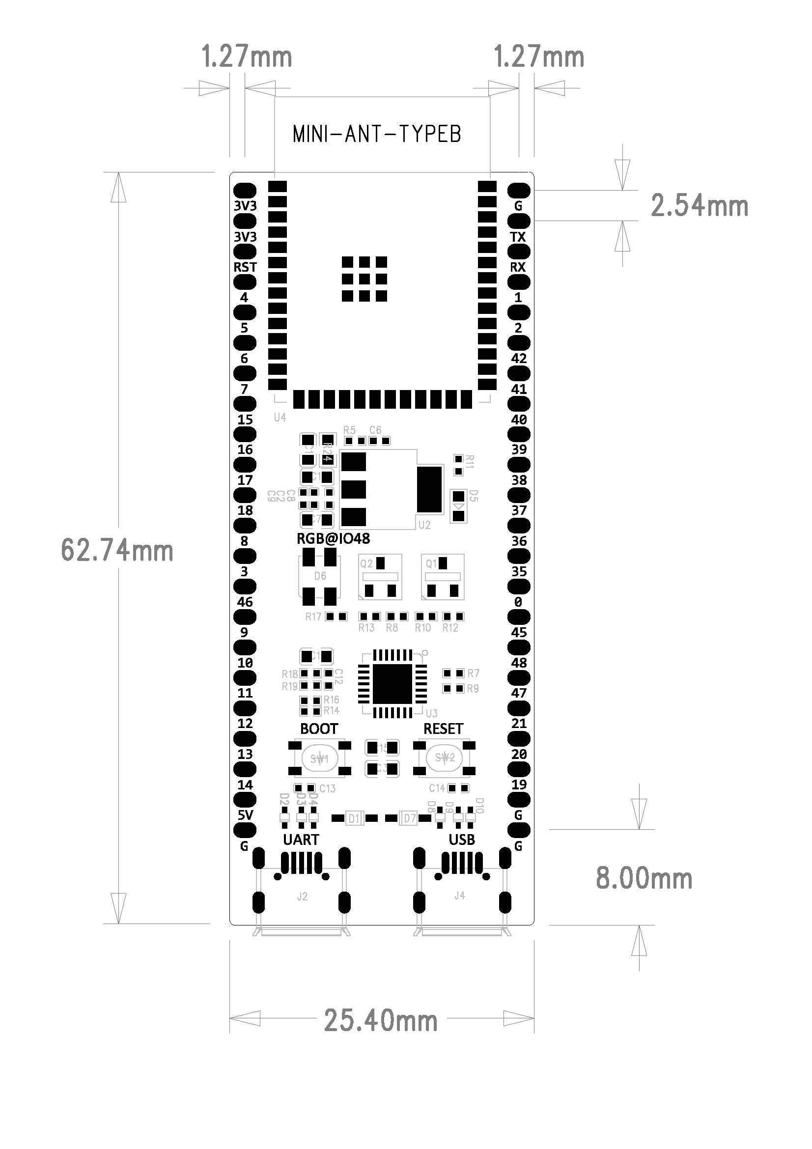 DIYmall 2PCS ESP32-S3-DevKitC-1-N16R8 ESP32 S3 Development Board ESP32-S3-WROOM-1 Module Wi-Fi+BT 16MB Flash 8MB PSRAM for Arduino ESP