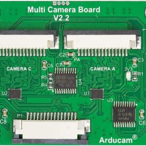 Arducam Multi Camera Adapter Module V2.2 for Raspberry Pi 4 B/3B+/3/2,