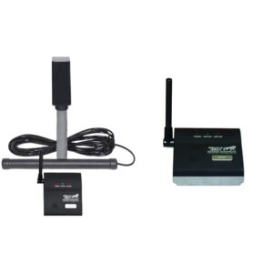 mighty mule wireless driveway alarm (fm231) & interior wireless driveway alarm additional base station (fm231-r), black