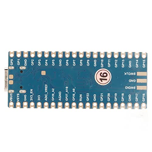 Yoidesu RP2040-Plus Microcontroller Mini Development Board for Raspberry Pi, Based on RP2040 Chip, Dual Core ARM Cortex M0+ Processor, 26 GPIO Pins, Flexible Clock Running Up to 133 MHz