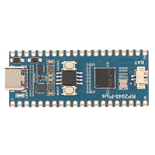 Yoidesu RP2040-Plus Microcontroller Mini Development Board for Raspberry Pi, Based on RP2040 Chip, Dual Core ARM Cortex M0+ Processor, 26 GPIO Pins, Flexible Clock Running Up to 133 MHz