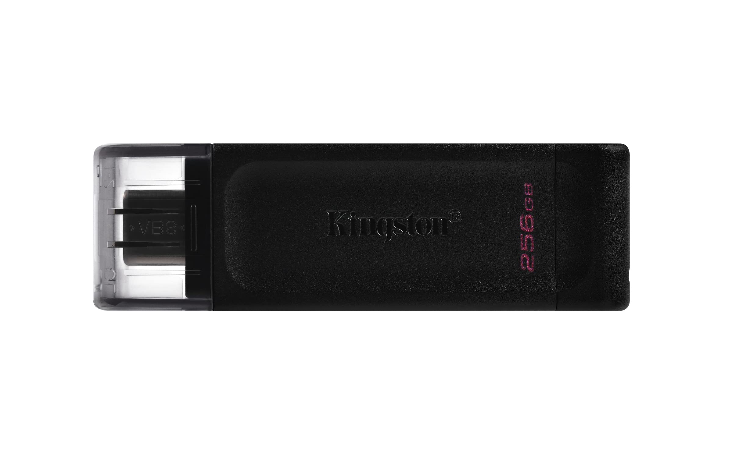 Kingston DataTraveler 70 256GB USB-C Flash Drive | USB 3.2 Gen 1 | DT70/256GB, Black