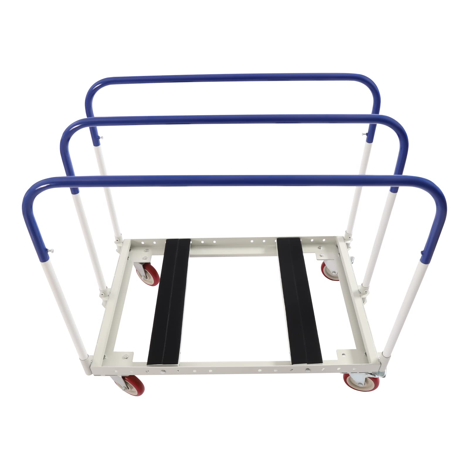 Steel Panel Truck with Swivel Casters, Steel Frame Panel Cart Dolly 1500 lbs Load Capacity, 35" Length x 20" Width