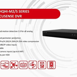 HIKVISI0N iDS-7216HQHI-M2/S 2TB Hard Drive Included, 16 Channel 2MP 1080P Turbo HD DVR, 4K HDMI Output, Compatible with Hikvison 4MP or Lower Resolution Coax TVI Cameras, Hik-Connect App