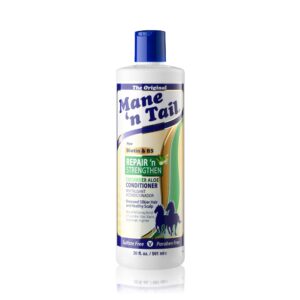 mane 'n tail: repair ‘n strengthen conditioner cucumber aloe & biotin (20 oz)