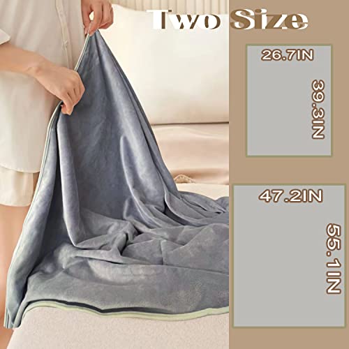 VAJOOCLL Faraday Blanket Cotton Protection Blanket for Beds, Couches, Pregnancy and Babies Belly Faraday Blanket, (B-47IN * 55IN)