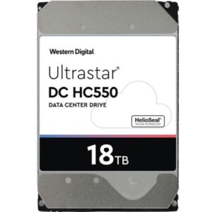 Western Digital Ultrastar DC HC550 18 TB Hard Drive - 3.5" Internal - SAS (12Gb/s SAS) (Renewed)