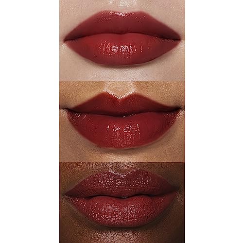 e.l.f. O Face Satin Lipstick, Richly Pigmented, Nourishing & Long-Lasting Creamy Lipstick, Infused With Jojoba, Vegan & Cruelty-Free, Spicy