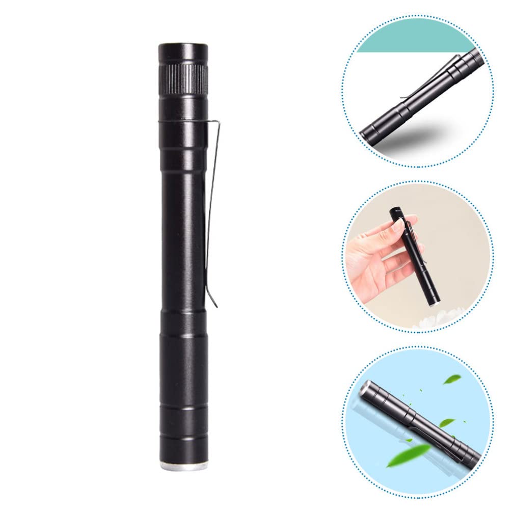 FOMIYES Miniature Torch Pupil Pen Light Pen with Light Rechargeable Flashlight Pen Eye Pen Mini Handheld Torch Mini Light Mechanic Flashlight Medical Aluminum Alloy