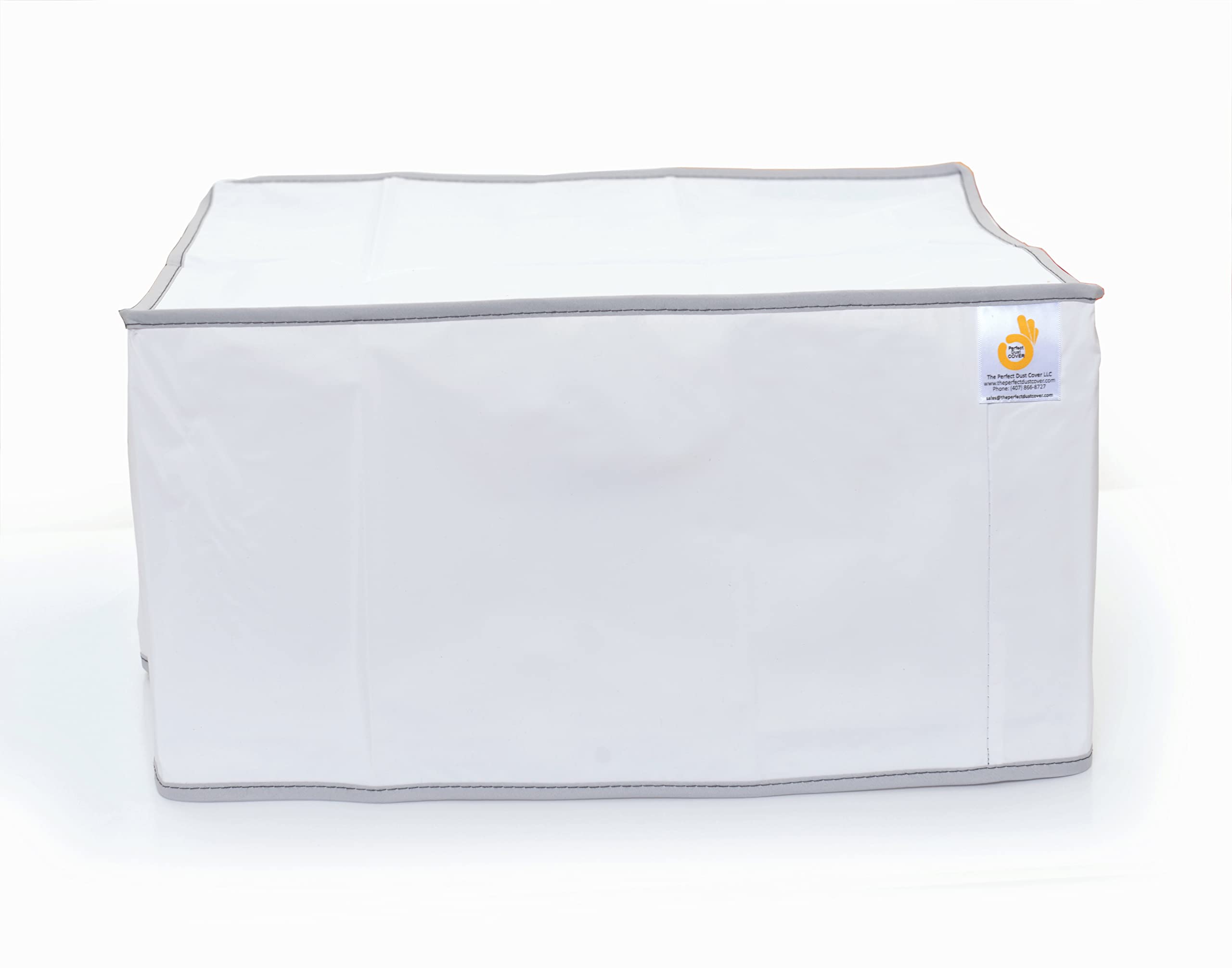 PERFECT DUST COVER, White Nylon Cover Compatible with Canon imageFORMULA DR-G2100 and Canon imageFORMULA DR-G2110 Document Scanners, Double Stitched and Waterproof by The LLC