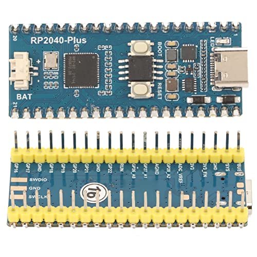 Yoidesu RP2040 Plus 16MB M Microcontroller Mini Development Board with Header for Raspberry Pi, Based on RP2040 Chip, Dual Core ARM Cortex M0+ Processor, GPIO Pins