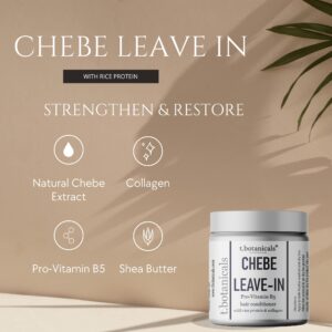 Chebe Argan Oil and Chebe Leave In Hair Conditioner Bundle for Hair Growth Bundle (Unscented), 8 oz. Each