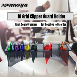 Clipper Guard Holder Organizer, Guard Holder Barber, Hair Clipper Case, Electric Hair Clipper Limit Comb Organizer Guide Comb Storage Case, Clipper Guard Holder Organizer