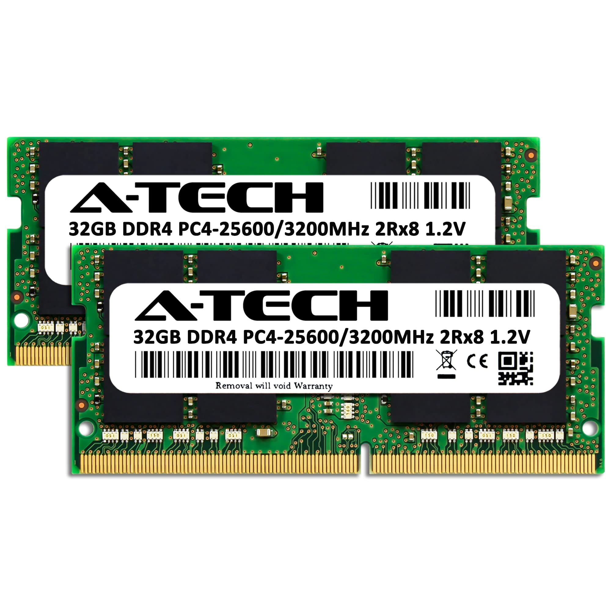 A-Tech 64GB Kit (2x32GB) RAM for Lenovo Legion 5/5i Gaming Laptop | DDR4 3200MHz PC4-25600 SODIMM 2Rx8 1.2V 260-Pin Non-ECC SO-DIMM Memory Upgrade