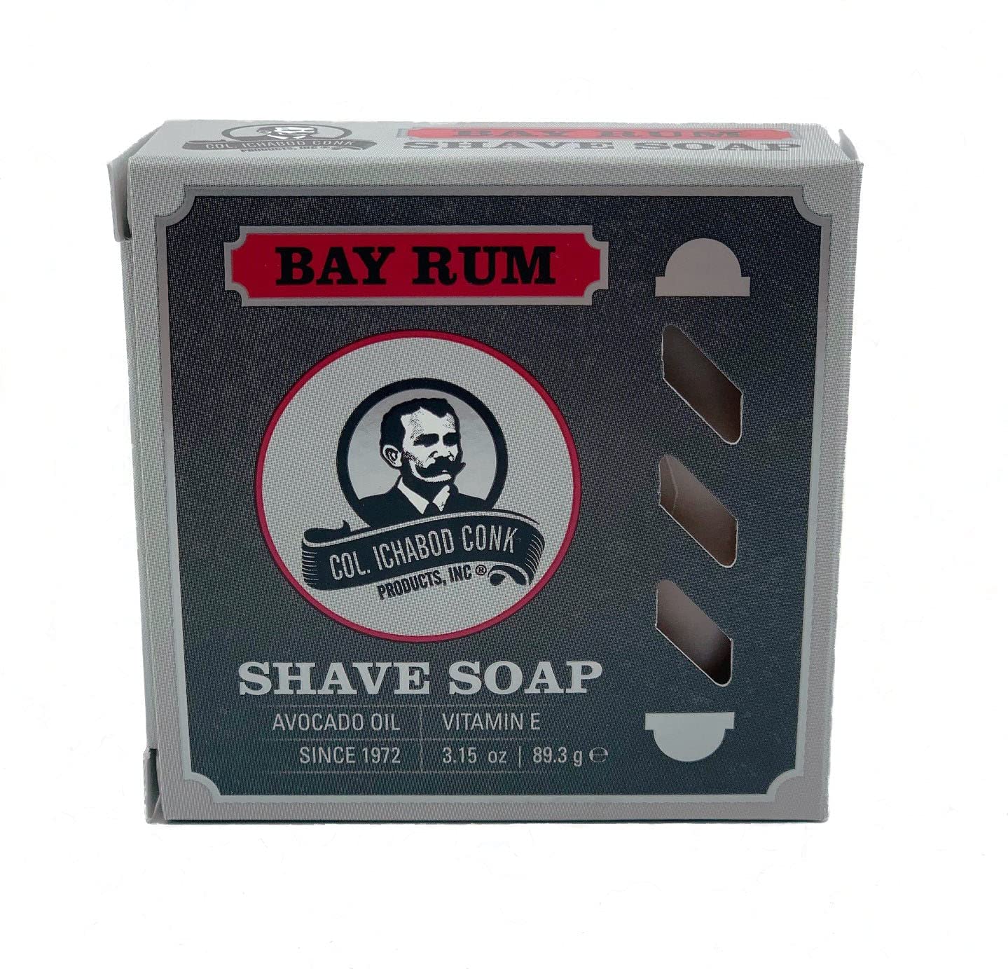 COL CONK BAY RUM SUPER BAR SHAVE SOAP