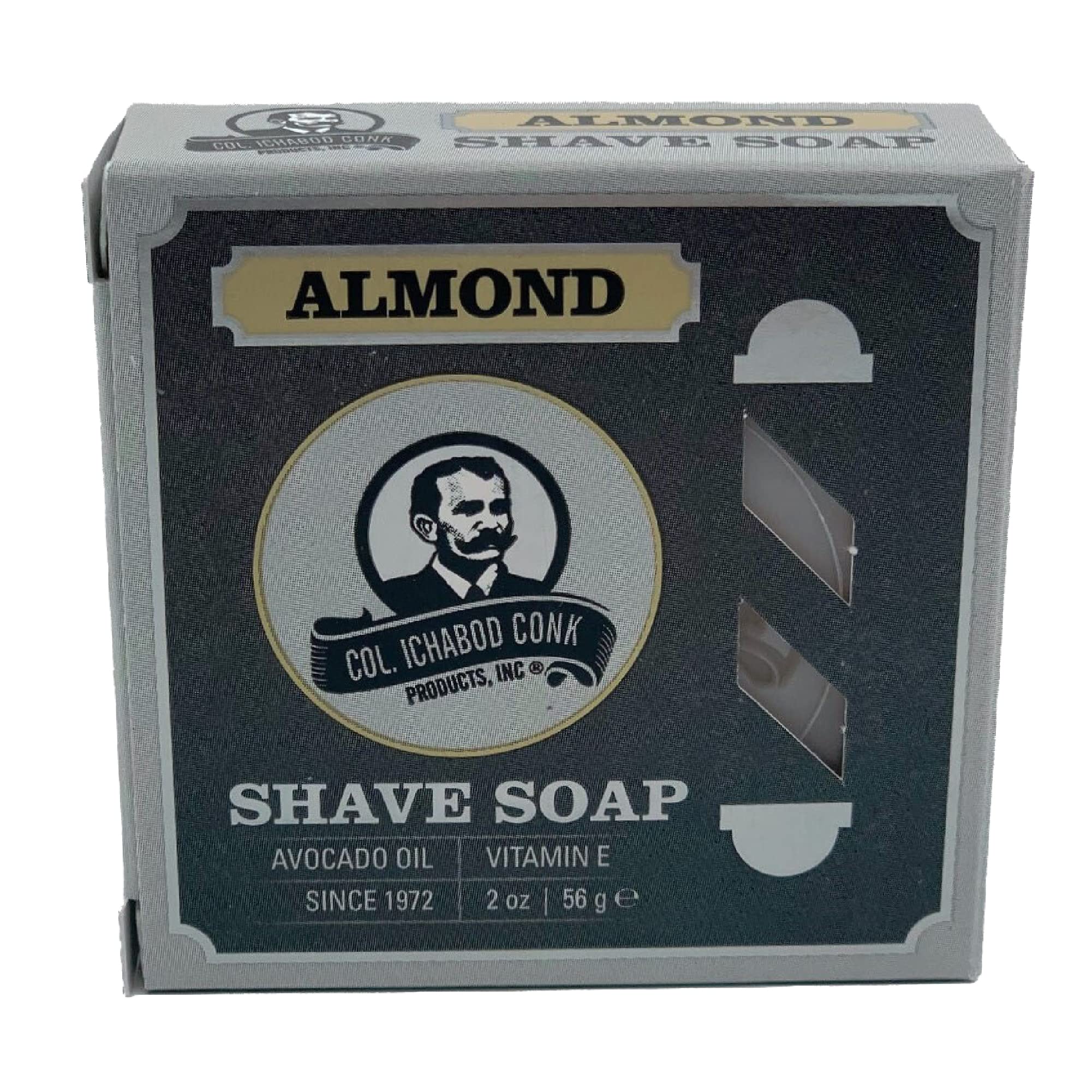 COL CONK ALMOND SHAVE SOAP