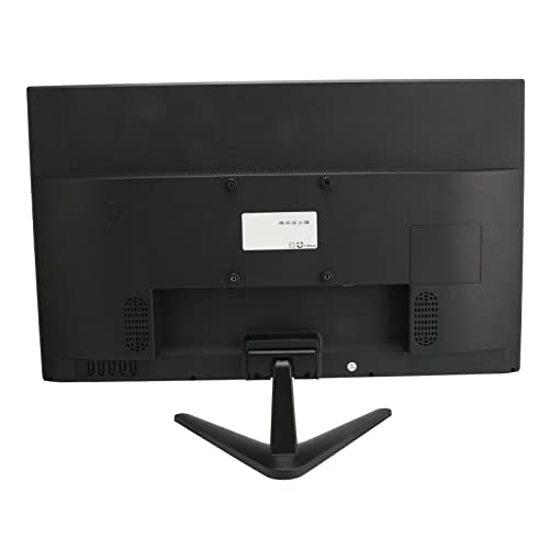 Kufoo Desktop Monitor, HD VGA Input 100‑240V 16:9 1920x1080 Home Computer Monitor 23.8 Inch (US Plug)