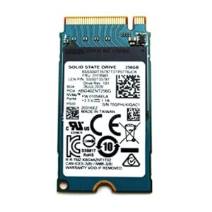 Solid State Drive 01FR901 11S01FR901 Compatible Replacement Spare Part for Kioxia KBG40ZNT256G 256GB M.2 2242 NVMe PCIe Gen3 x4 SSD