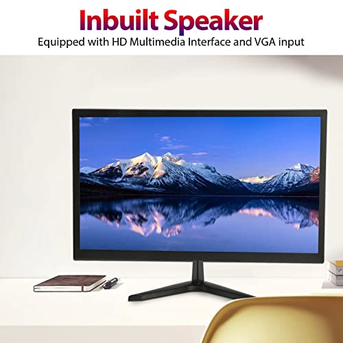 Desktop Monitor, 100‑240V 5ms Response HD VGA Input 23.8 (US Plug)