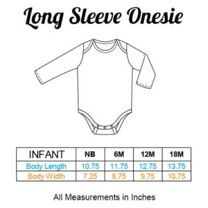 TATY Kids Black History Period Long Sleeve Baby Infant One Piece Bodysuit 6 Months Black