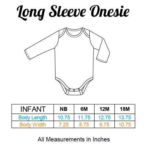 TATY Kids Black History Period Long Sleeve Baby Infant One Piece Bodysuit 6 Months Black