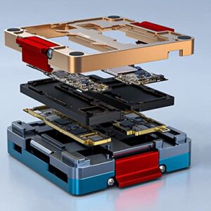 Oumefar Logic Board Testing Frame, Compact Mainboard Layered Testing Frame Accurate Positioning Improve Efficiency for Detection Mechanicalcomponents