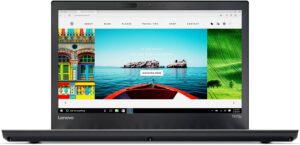 lenovo thinkpad t470p 14" fhd laptop, intel core i5-7300, 8gb ddr4 ram, 256gb ssd, windows 10 pro 64bit, cam (renewed)