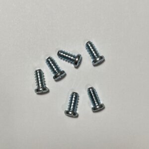 Part Number 109067 (6 Pack) Euro Screw Flat CX Steel 12mm for IKEA Furniture Hardware