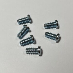 Part Number 109067 (6 Pack) Euro Screw Flat CX Steel 12mm for IKEA Furniture Hardware