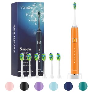 7AM2M Rechargeable Sonic Electric Toothbrush AM100 Pack