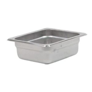 1/6 size 2 1/2 in steam table pan, pk-2