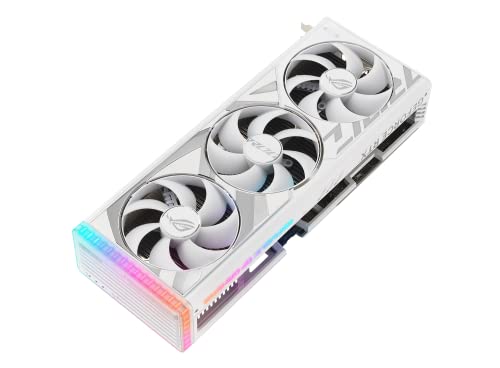 ASUS ROG Strix GeForce RTX™ 4090 White OC Edition Gaming Graphics Card (PCIe 4.0, 24GB GDDR6X, HDMI 2.1a, DisplayPort 1.4a)