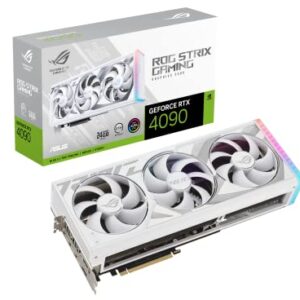 ASUS ROG Strix GeForce RTX ™ 4090 White Edition Gaming Graphics Card (PCIe 4.0, 24GB GDDR6X, HDMI 2.1a, DisplayPort 1.4a)