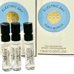 Tory Burch Electric Sky Eau De Parfume Sample Spray Women Perfume 1.5 ml / 0.05 oz (set of 3)