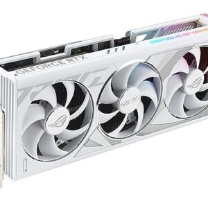 ASUS ROG Strix GeForce RTX™ 4090 White OC Edition Gaming Graphics Card (PCIe 4.0, 24GB GDDR6X, HDMI 2.1a, DisplayPort 1.4a)