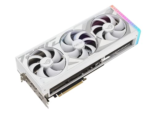 ASUS ROG Strix GeForce RTX™ 4090 White OC Edition Gaming Graphics Card (PCIe 4.0, 24GB GDDR6X, HDMI 2.1a, DisplayPort 1.4a)