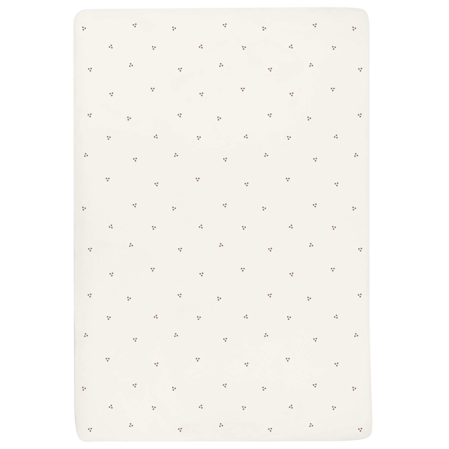 Ely's & Co. Patent Pending Waterproof Crib Sheet | Toddler Sheet Set - 2 Pack Berry and Cluster Dot (Lavender)